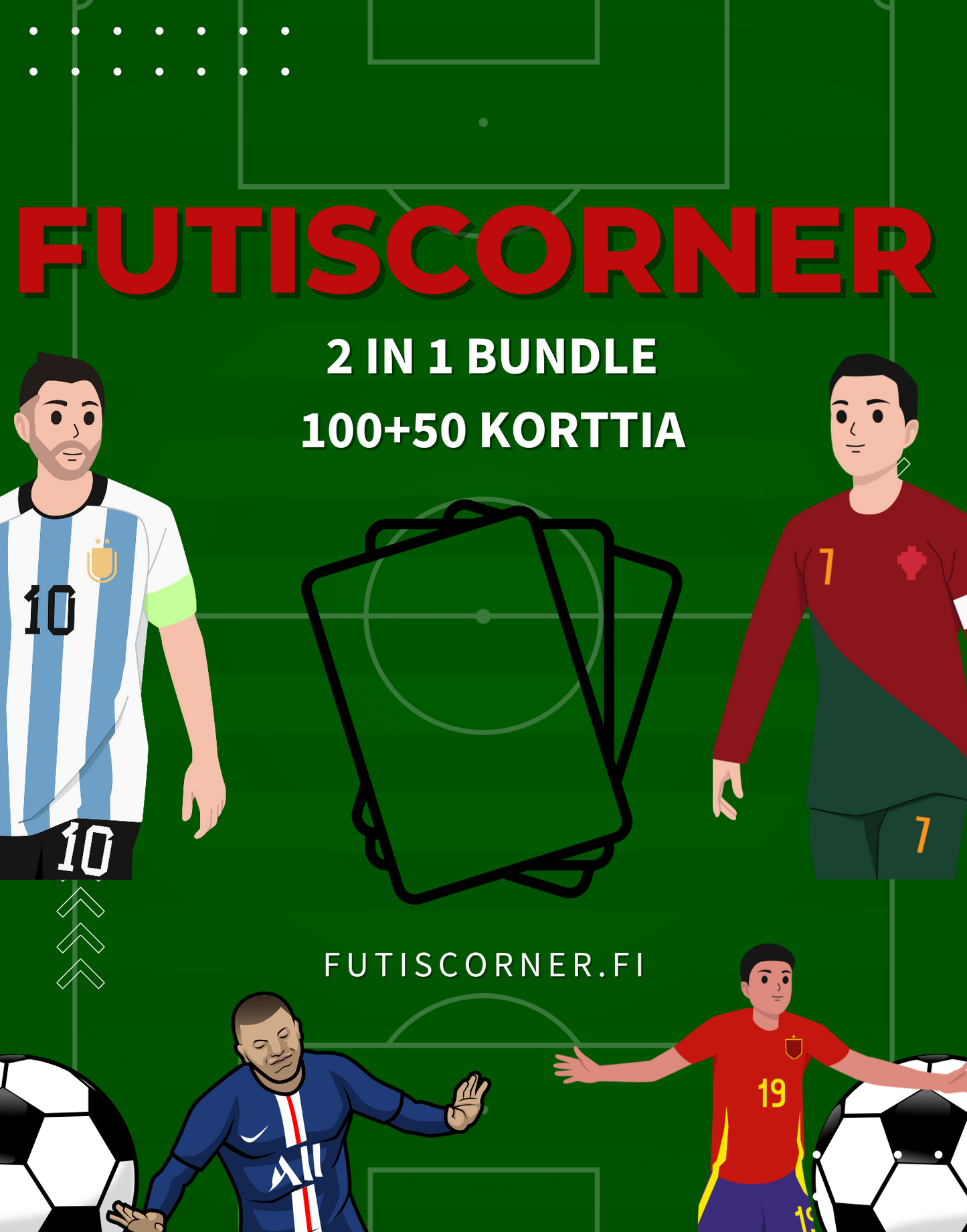 FUTISCORNERIN DIGIKORTIT 2 IN 1 BUNDLE