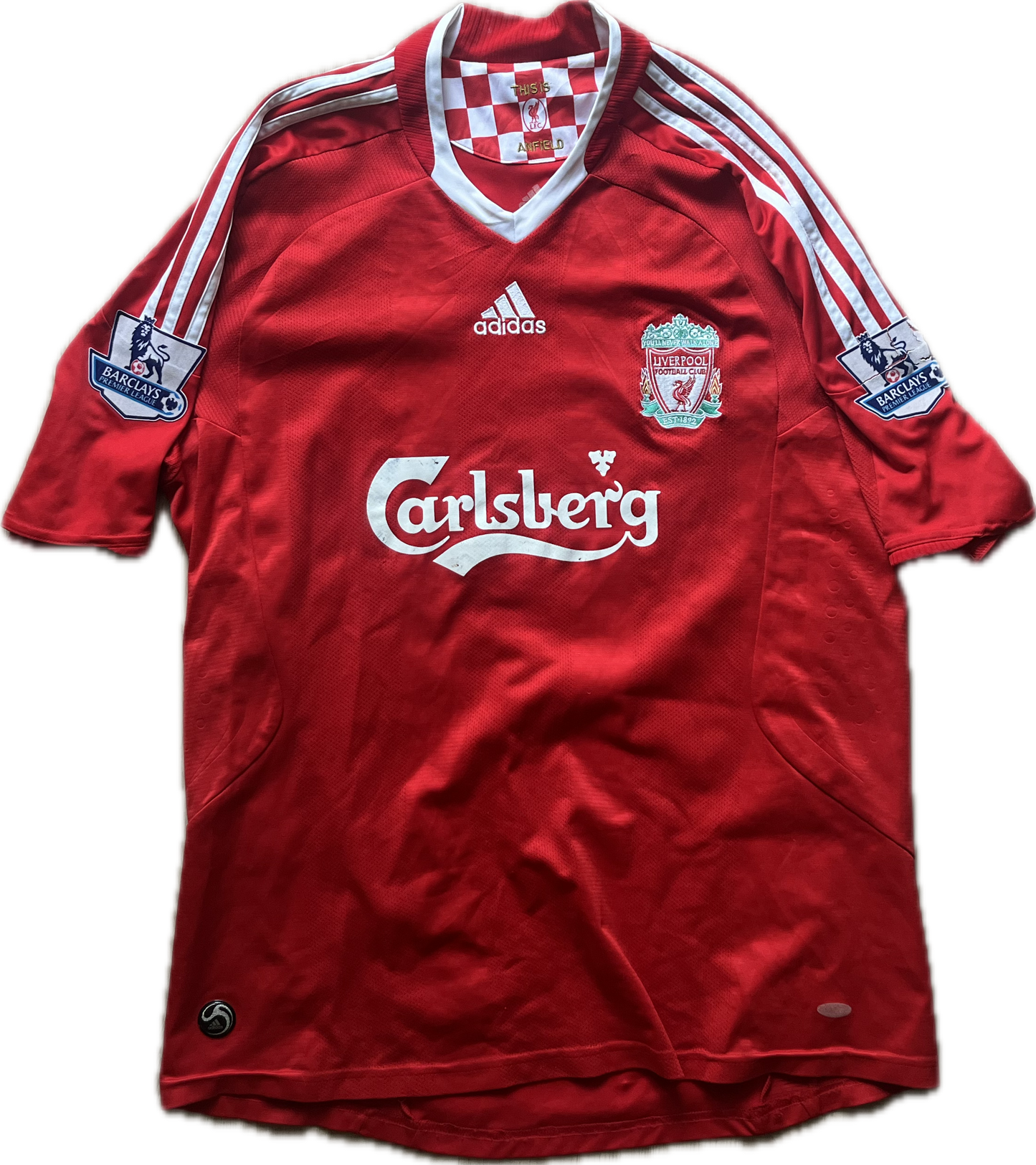 Liverpool 2008/10 Kotipaita - (L) - #8 Gerrard - 7/10