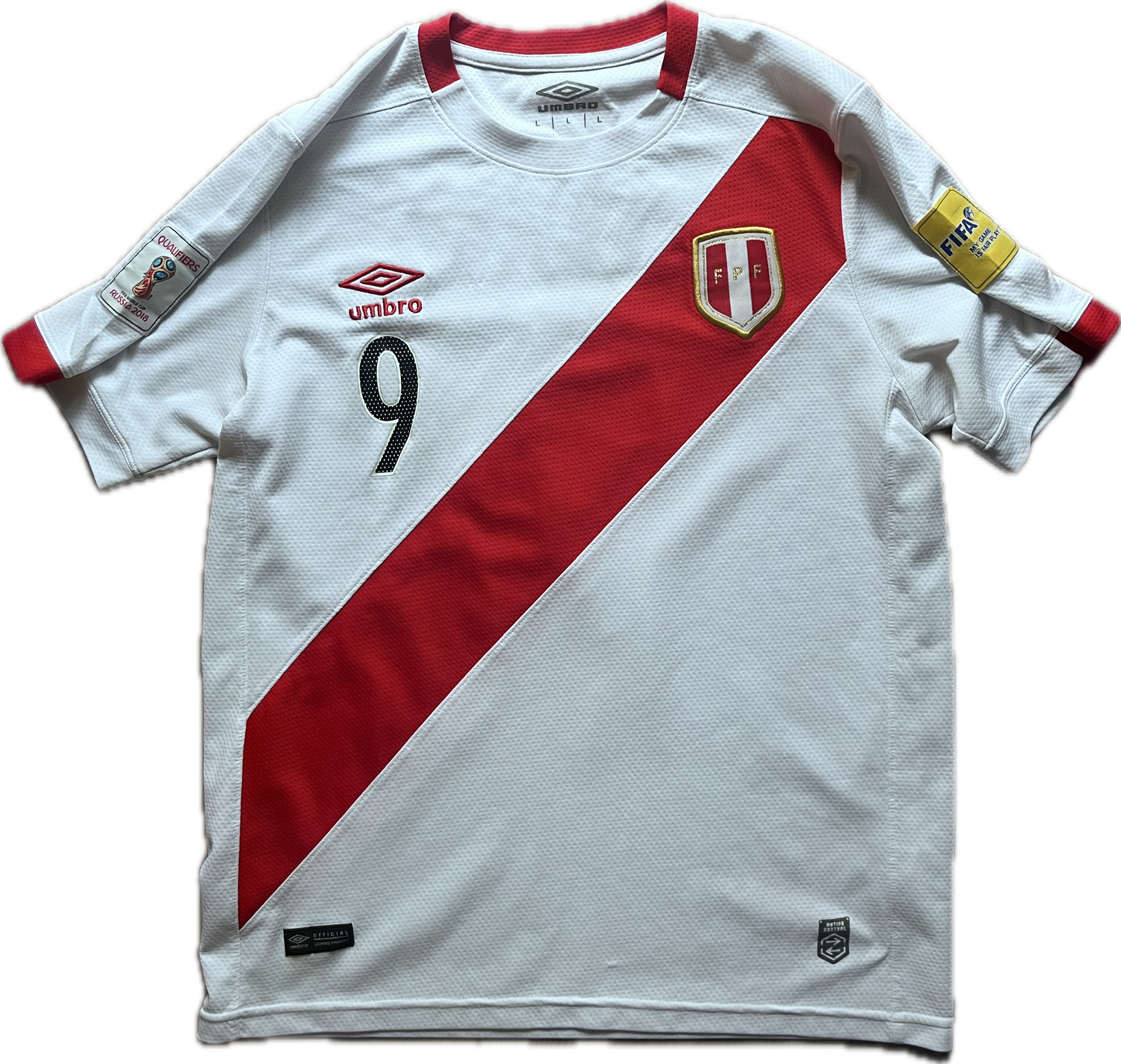 Peru 2018 Kotipaita WC 2018 - (L) - #9 Guerrero - 9/10
