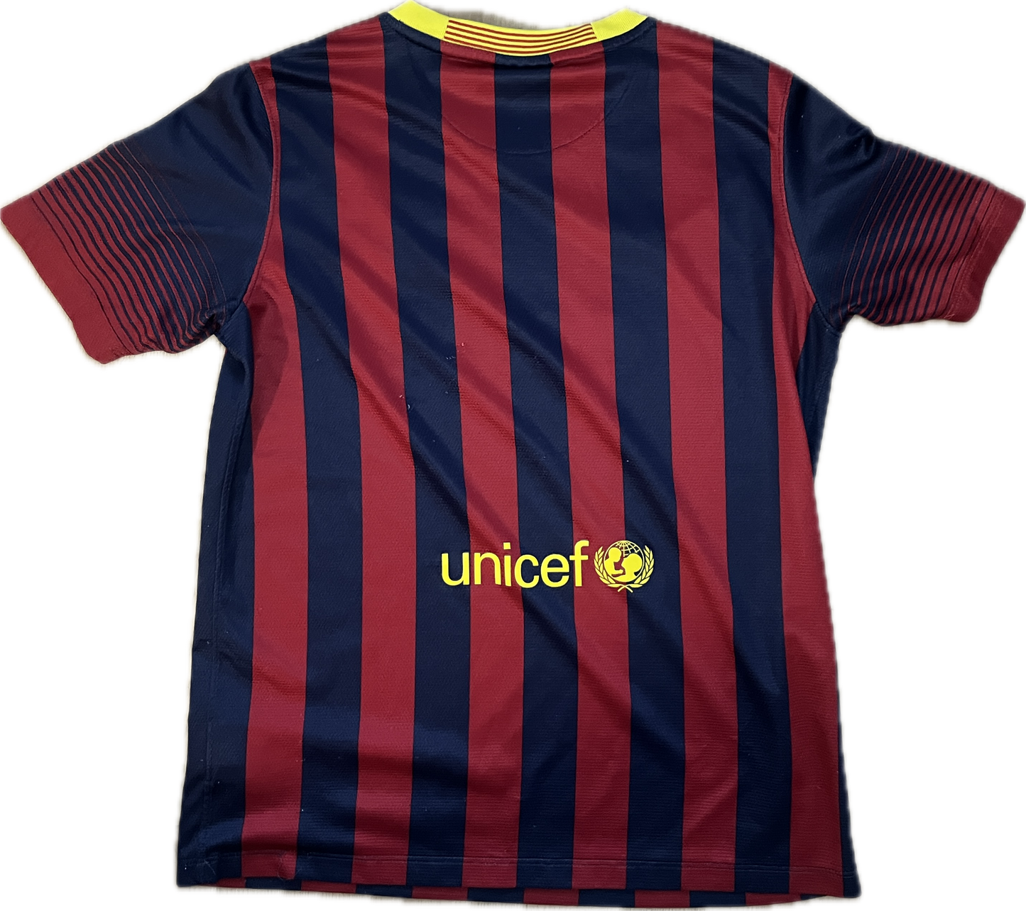 FC Barcelona 2013/14 Home Shirt - (Kids XL) - 7/10