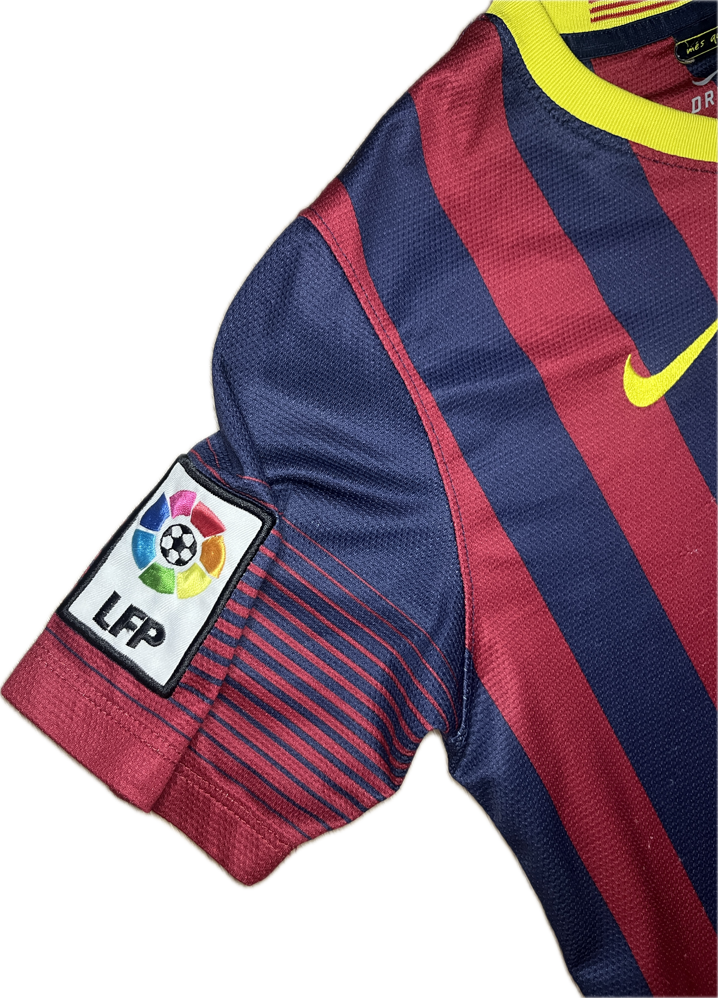 FC Barcelona 2013/14 Home Shirt - (Kids XL) - 7/10