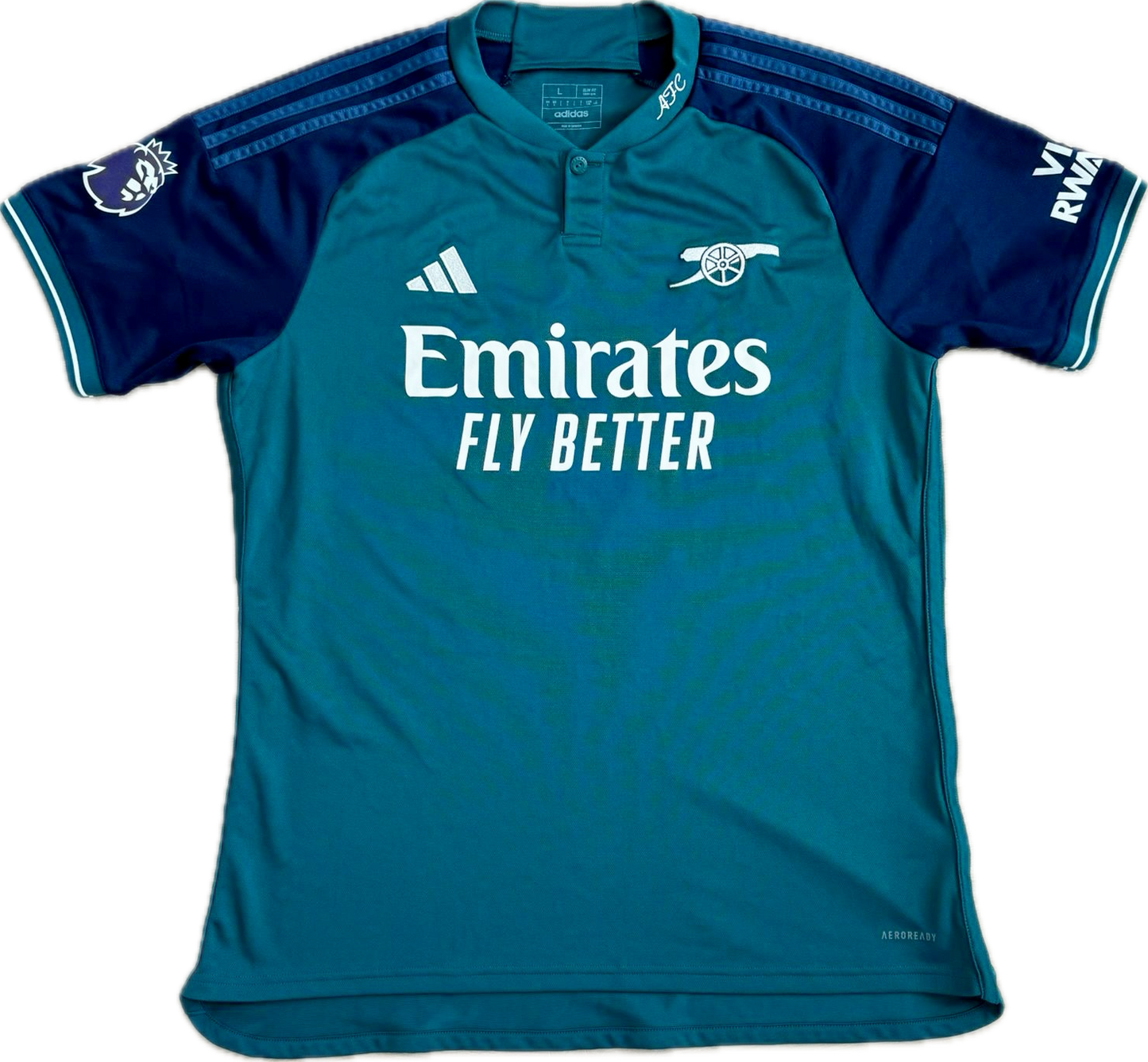 Arsenal 2023/24 3. Paita - #7 Saka - (L) - 10/10