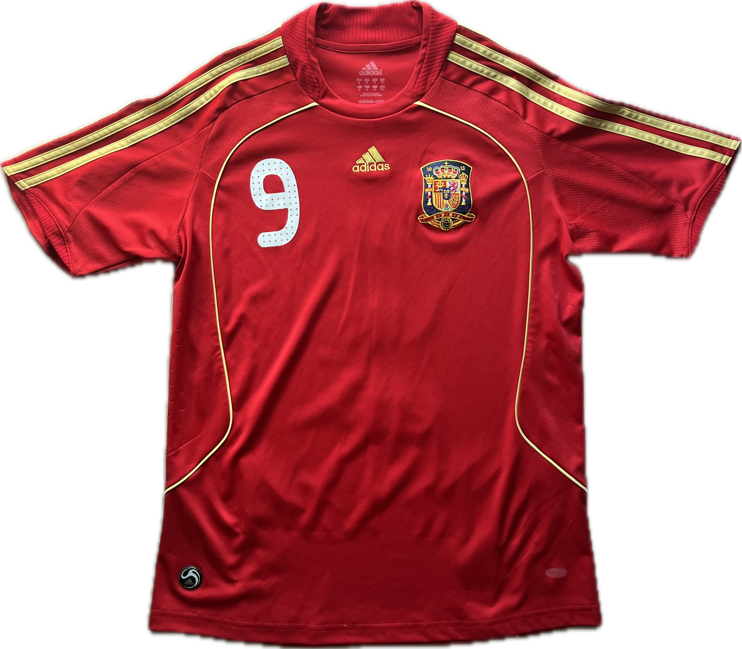 Espanja 2008 Kotipaita - (M) - #9 Torres - 8/10