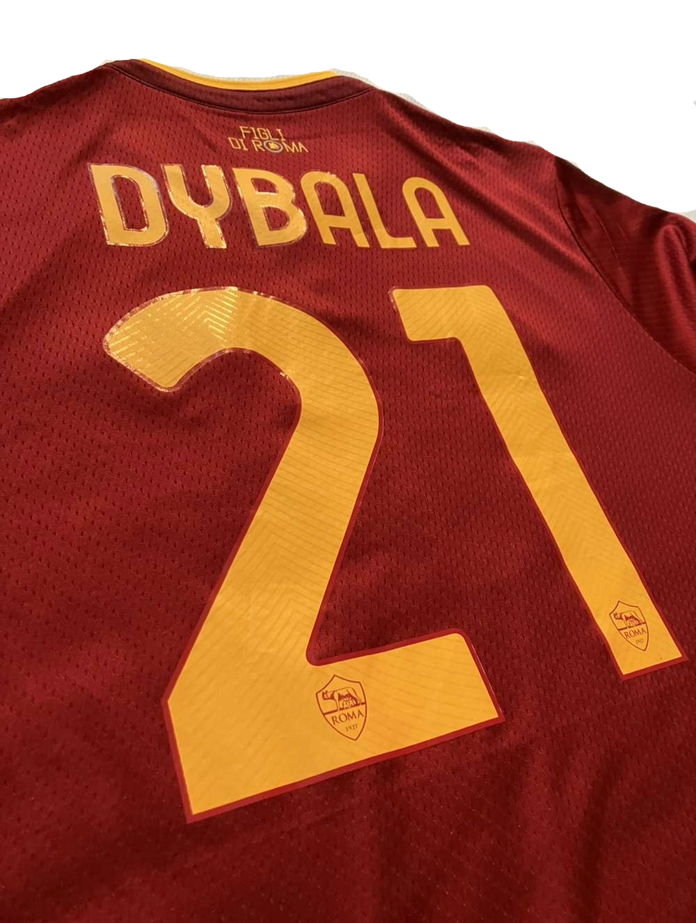 AS Roma 2022/23 Home Shirt - #21 Dybala - (L) - 10/10