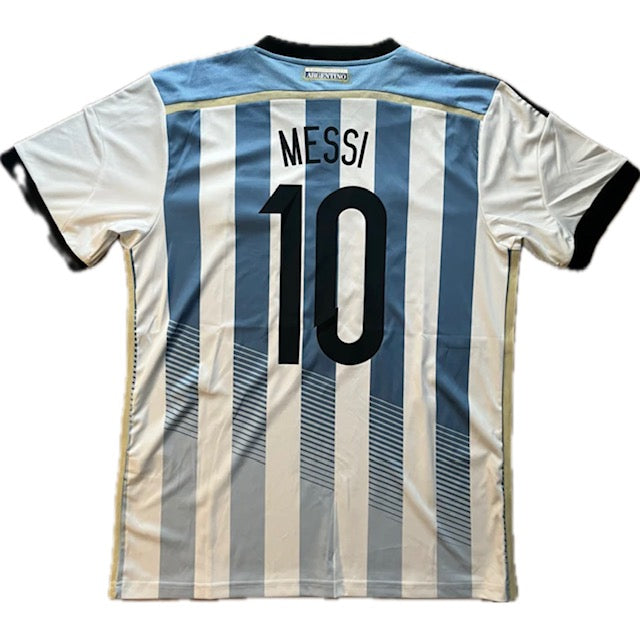 Argentiina 2013/15 Kotipaita - (L) - #10 Messi - 10/10