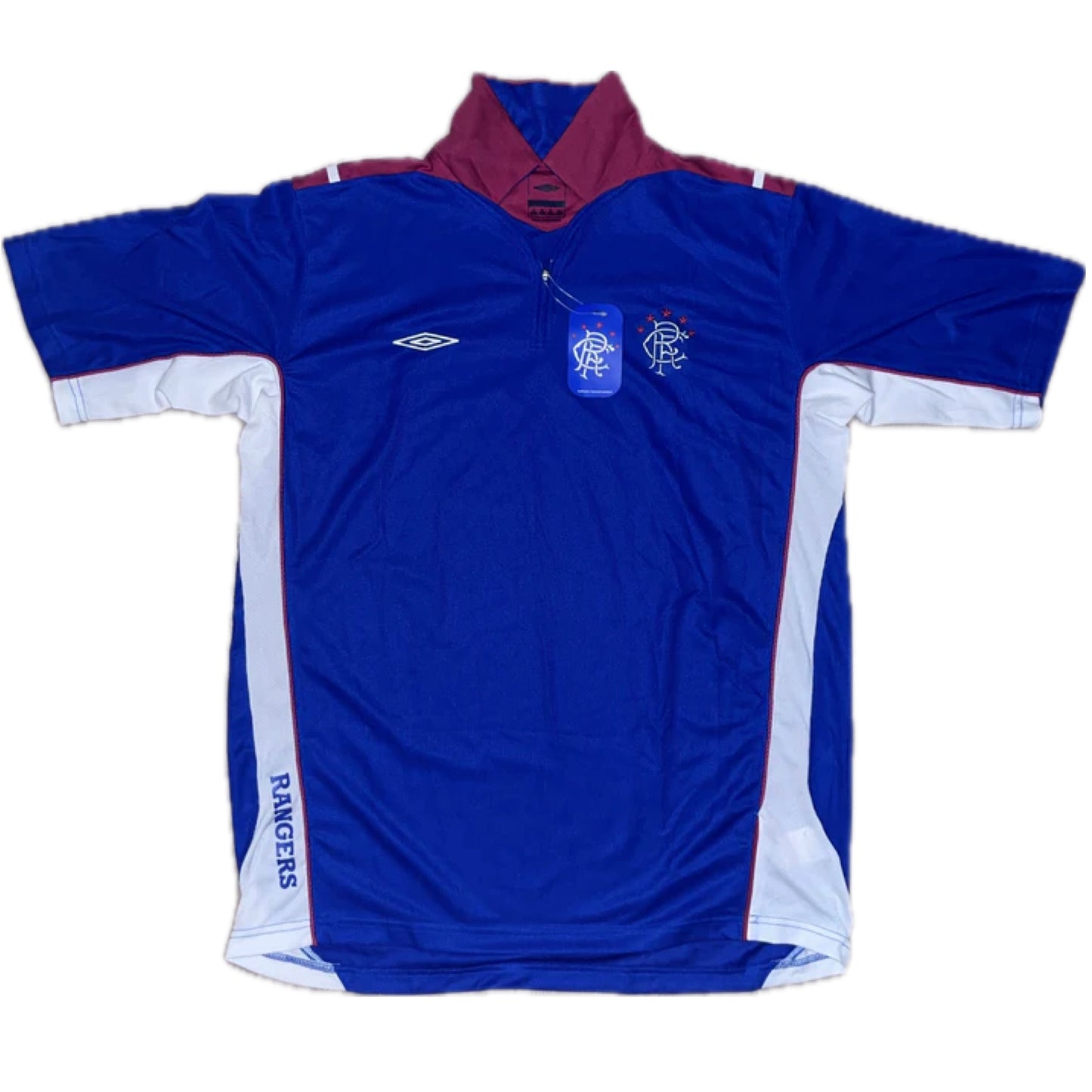 Rangers 1/2 Zip Polo training shirt - (XL) - NEW