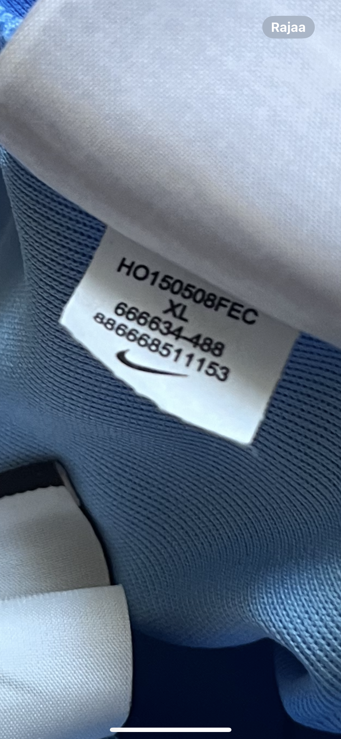 Manchester City 2015/16 Track Jacket - (XL) - 10/10