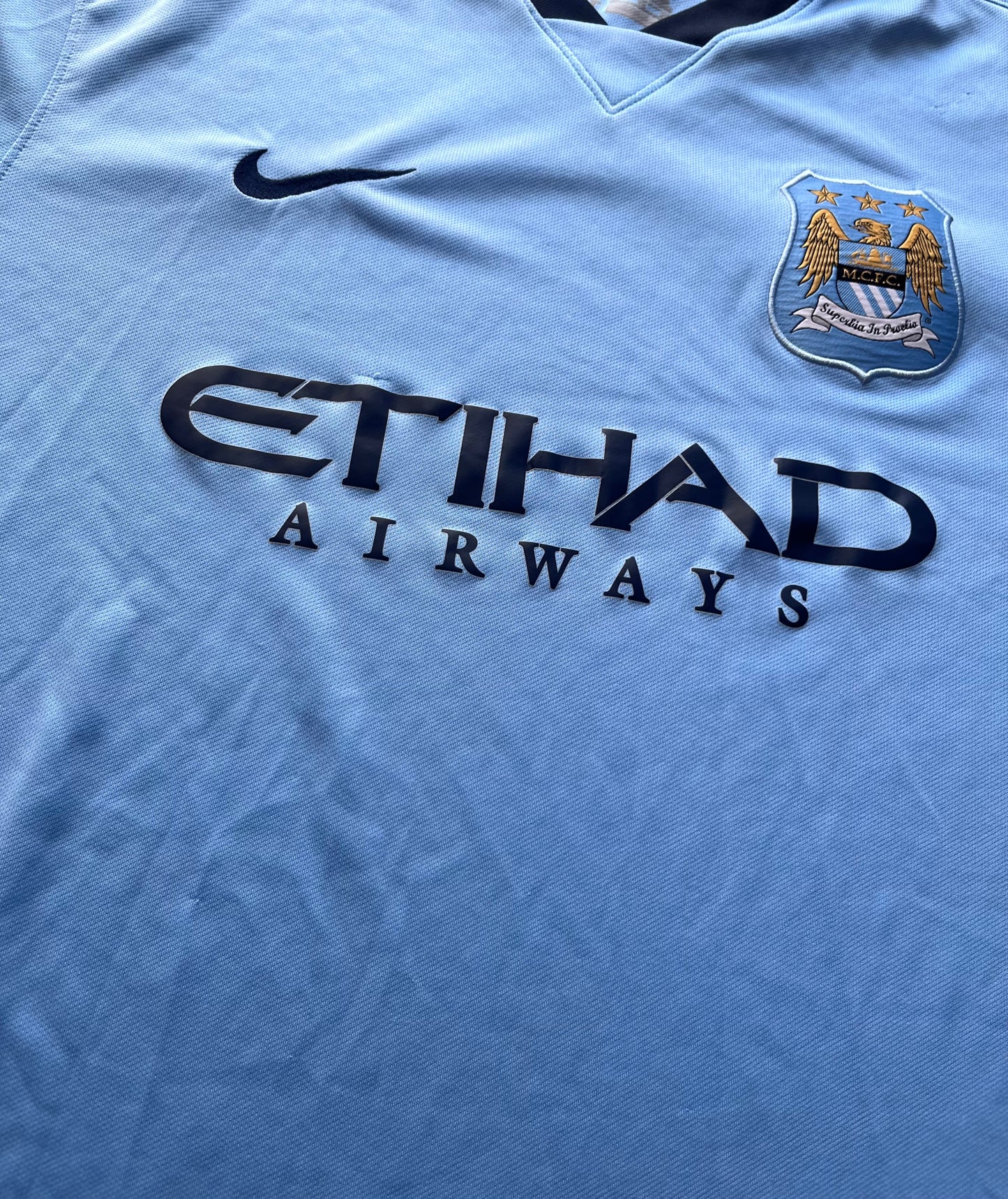 Manchester City 2014/15 hemmatröja - (XL) - 9/10