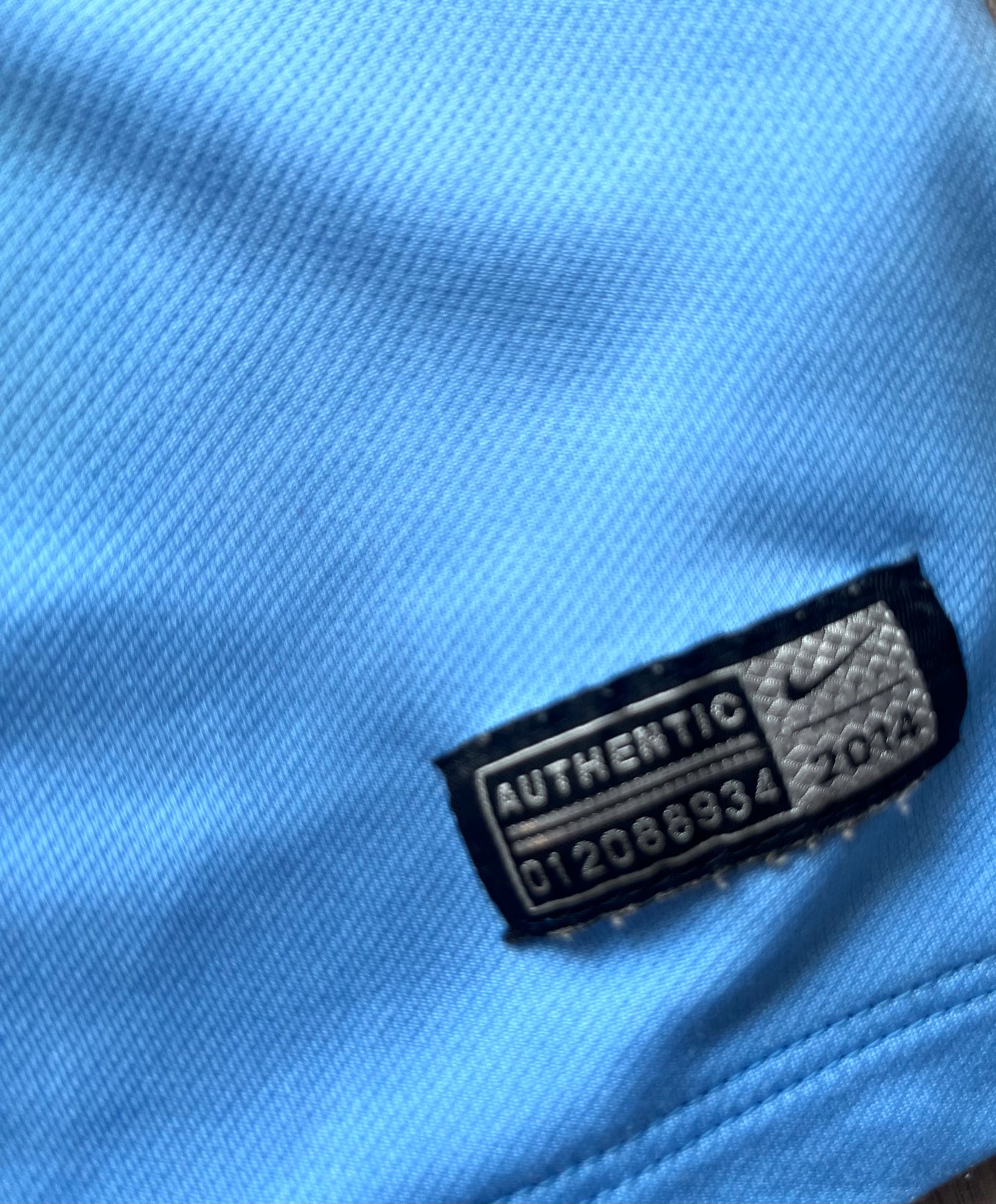 Manchester City 2014/15 hemmatröja - (XL) - 9/10