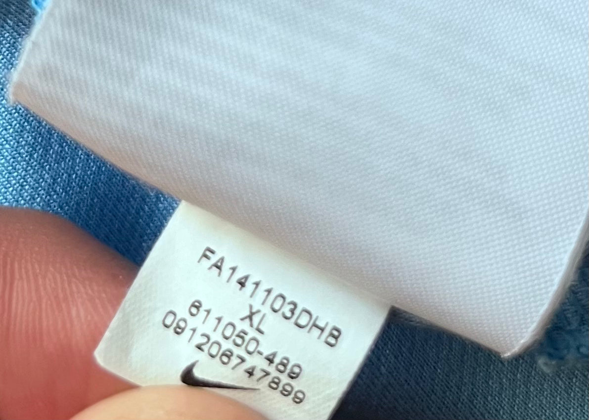 Manchester City 2014/15 Home Shirt - (XL) - 9/10