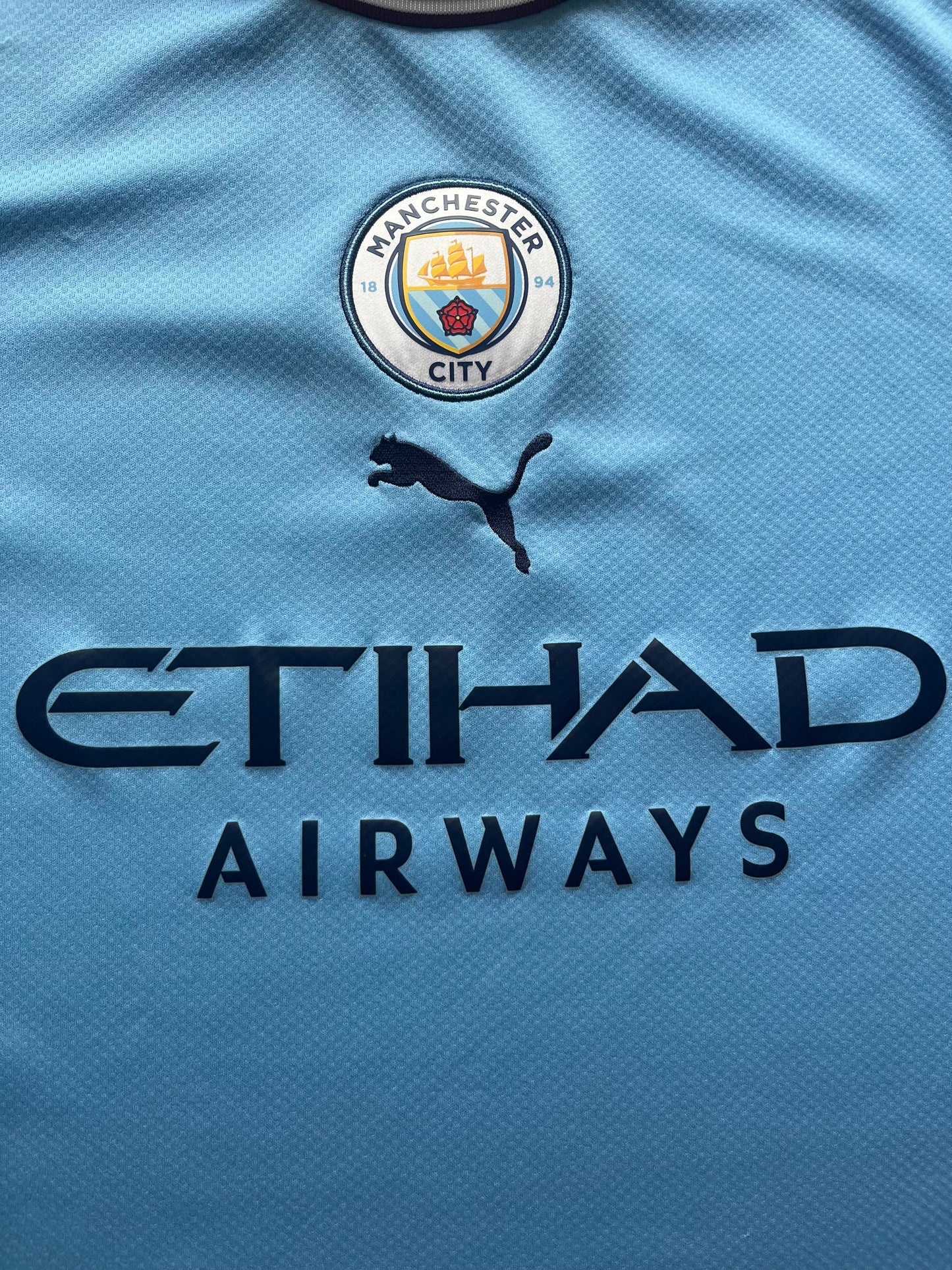 Manchester City 2022/23 hemmatröja - (L) - 9/10