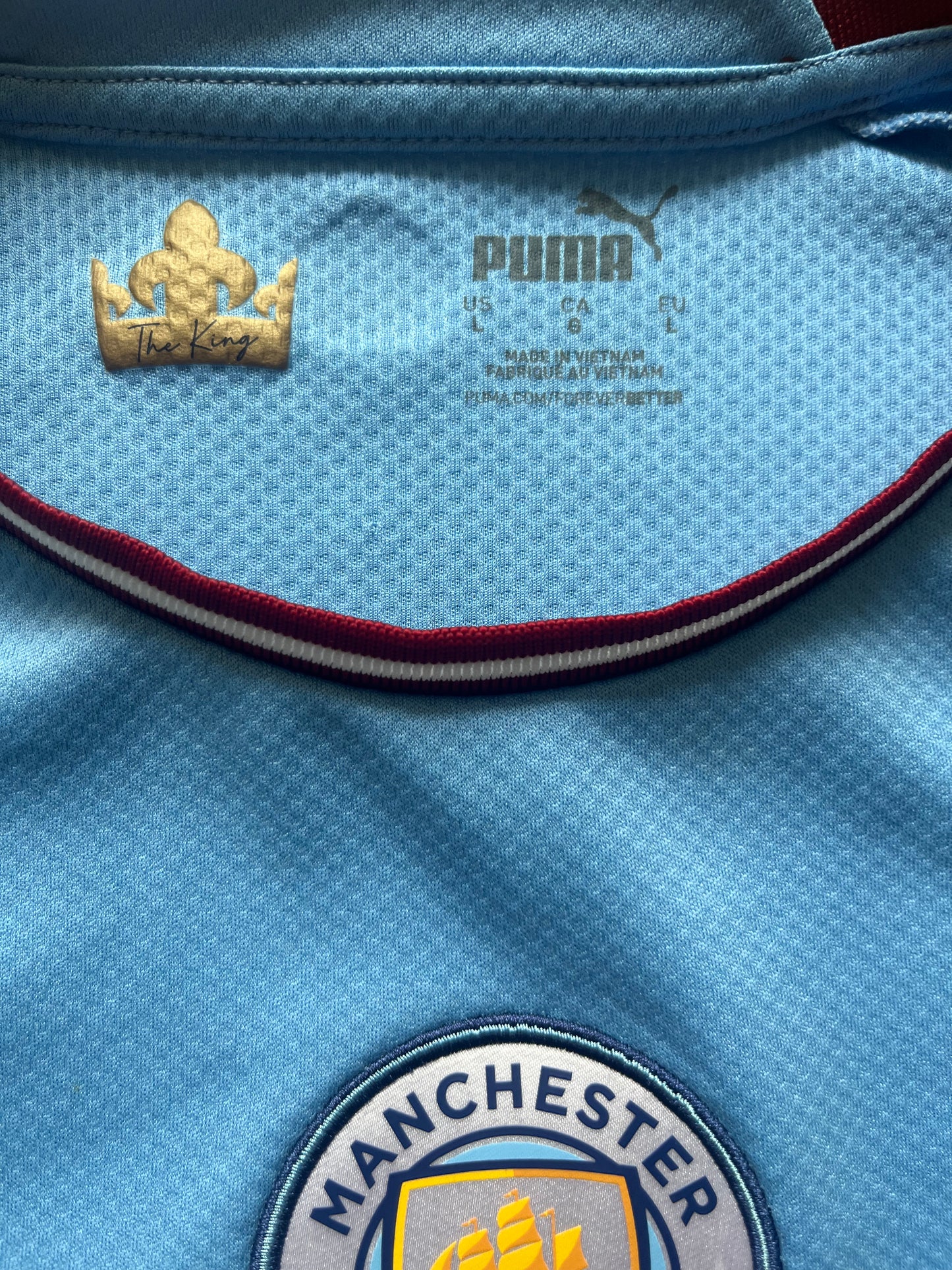 Manchester City 2022/23 hemmatröja - (L) - 9/10