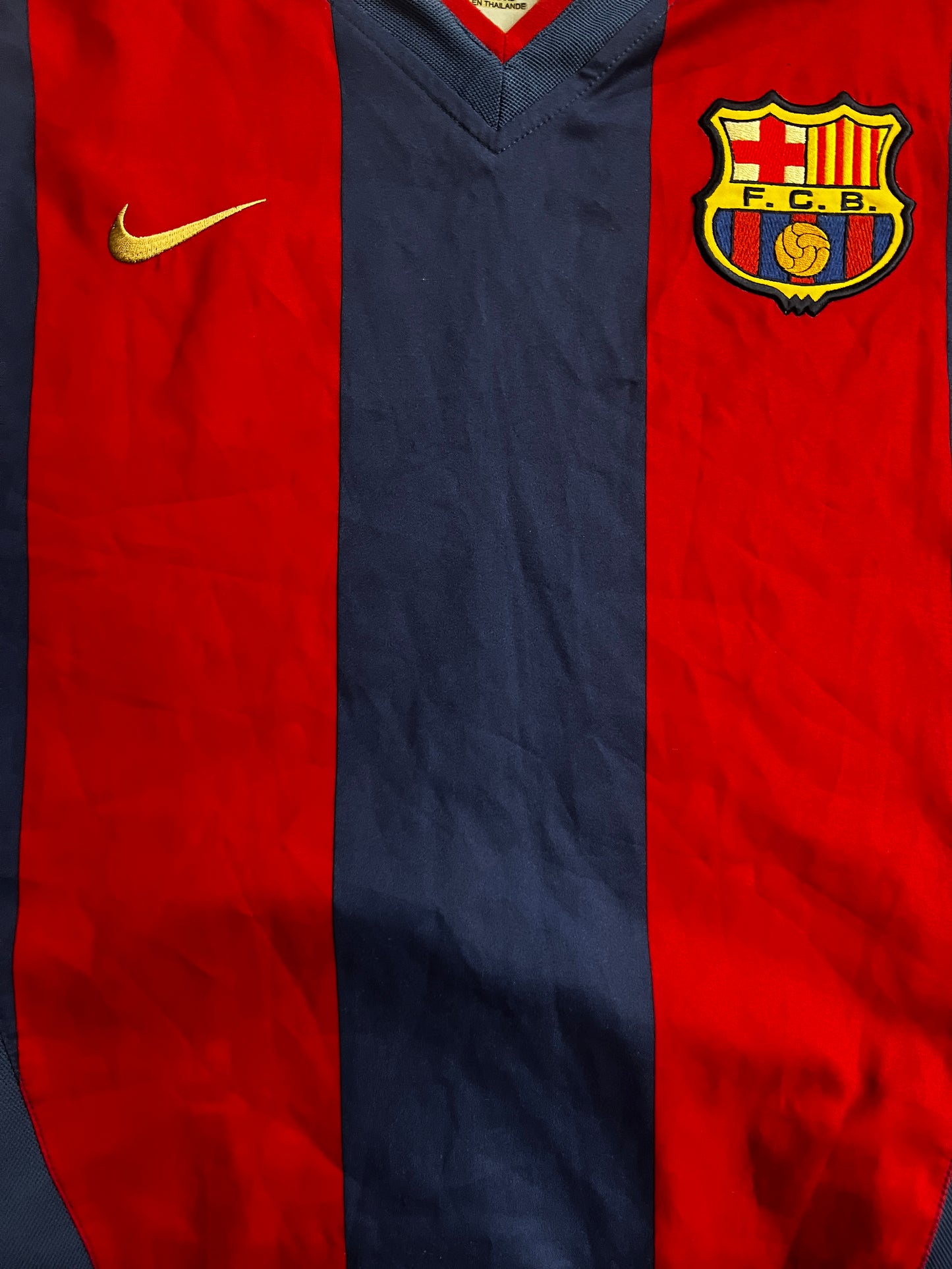 FC Barcelona 2002/03 Home Shirt - (S/M/L) - 9/10
