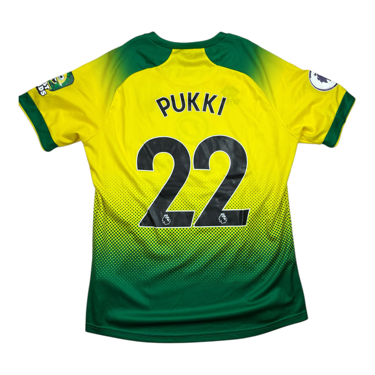 Norwich 2019/20 Kotipaita - #22 Pukki - (L) - 10/10