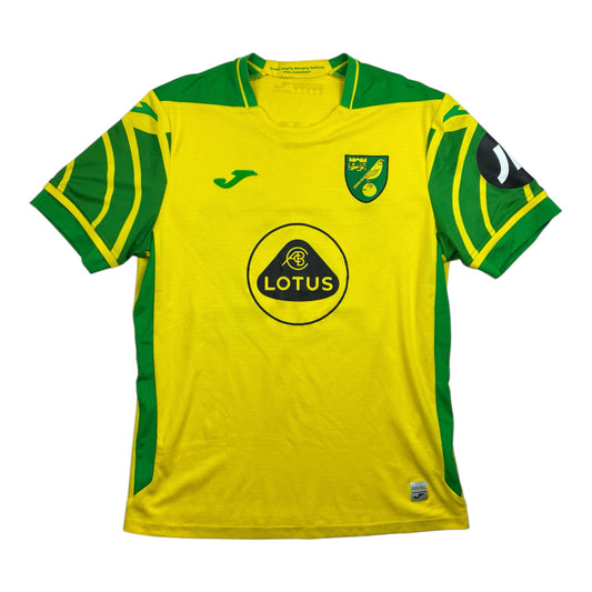 Norwich 2021/22 Kotipaita - #22 Pukki - (L) - 10/10