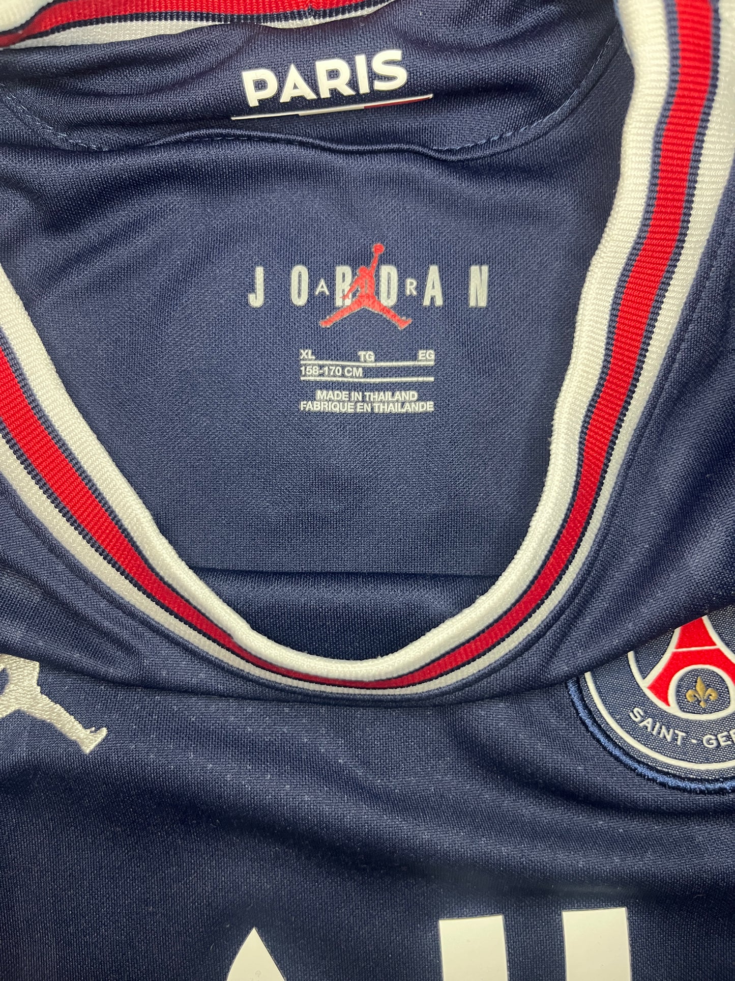 PSG 2021/22 Kotipaita - #7 Mbappe - (Lasten XL) - 9/10