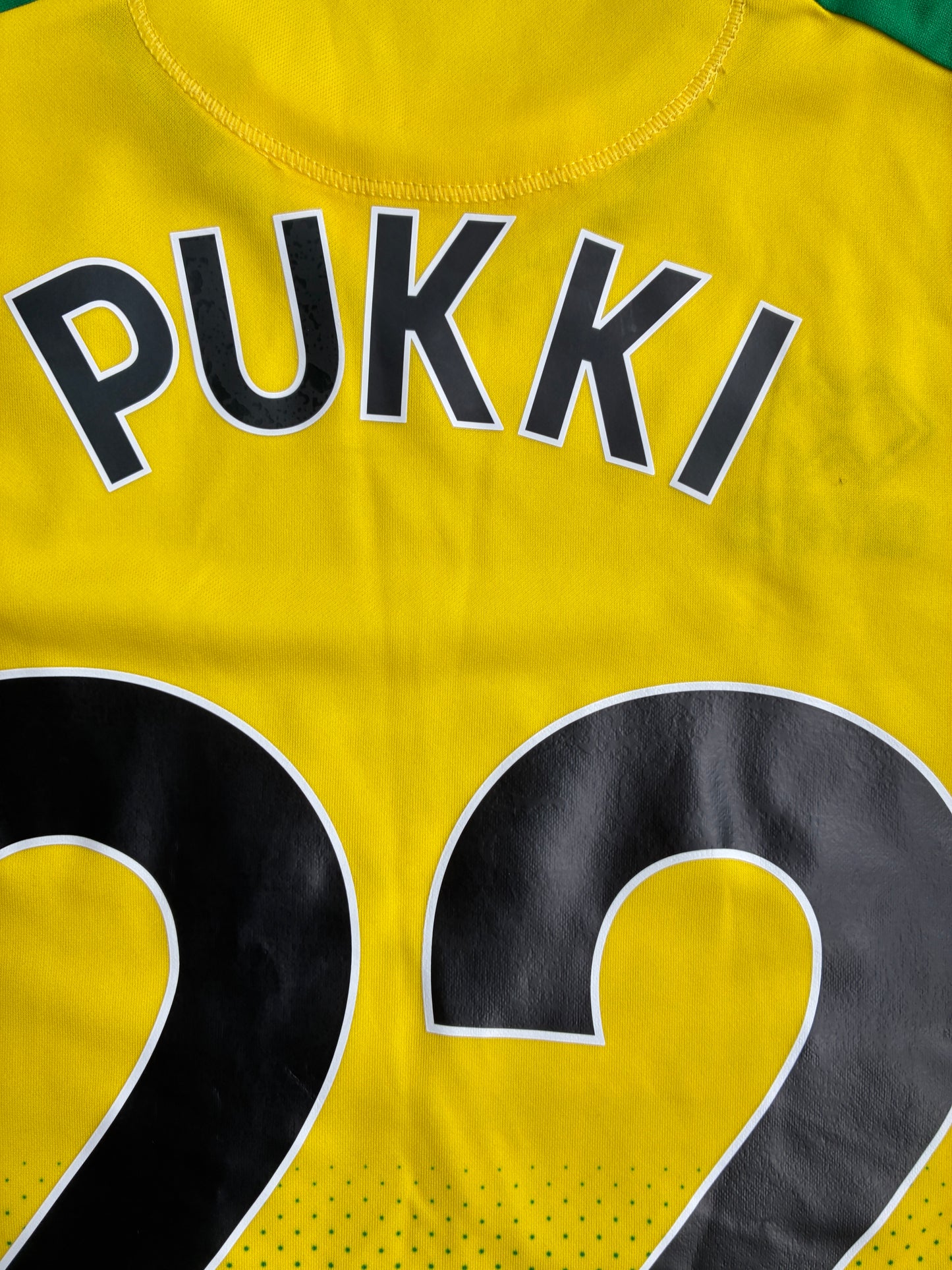 Norwich City 2019/20 Kotipaita - #22 Pukki - (L) - 10/10