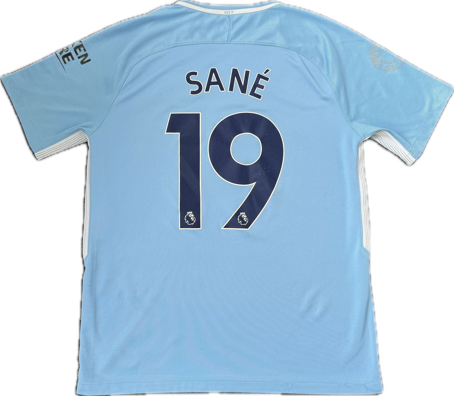 Manchester City 2017/18 Kotipaita - #19 Sane - (L) - 7/10