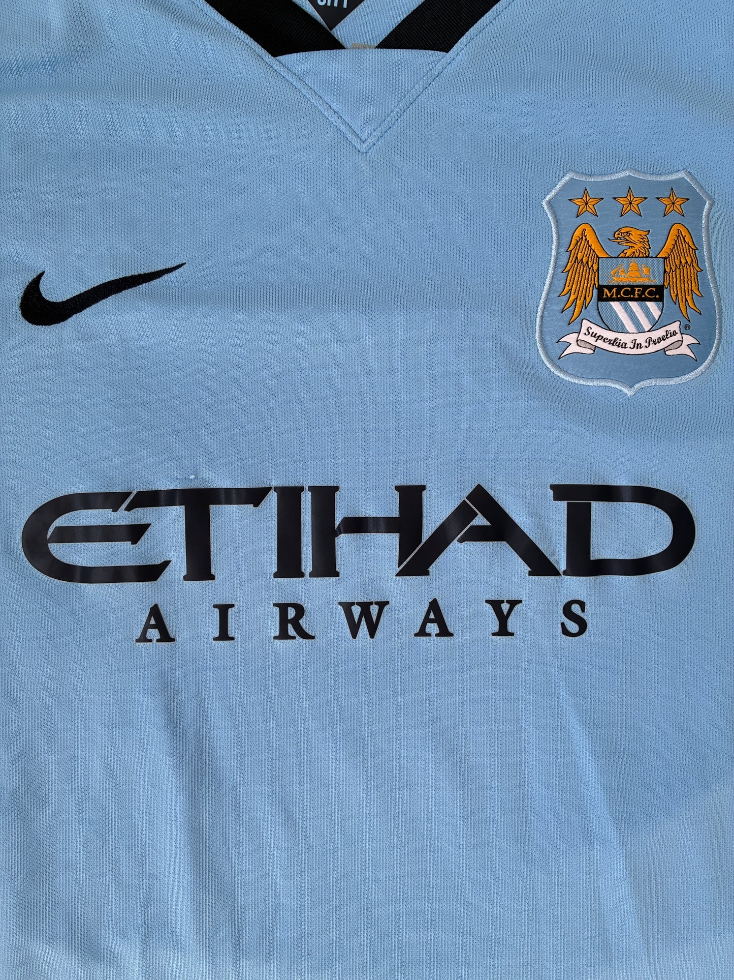Manchester City 2014/15 hemmatröja - (XL) - 9/10