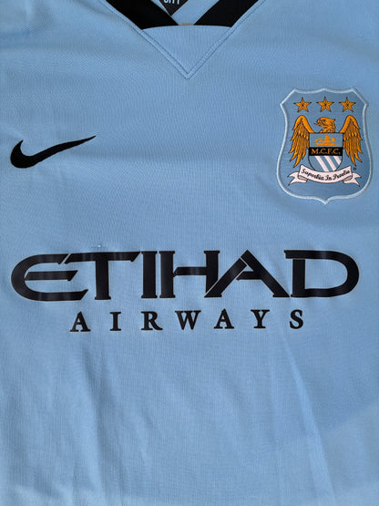 Manchester City 2014/15 hemmatröja - (XL) - 9/10