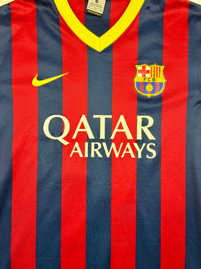 FC Barcelona 2013/14 Kotipaita - #6 Xavi - (M) - 8/10
