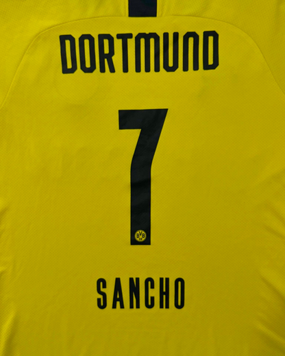 Borussia Dortmund 2019/20 Kotipaita - #7 Sancho - (S) - 9/10