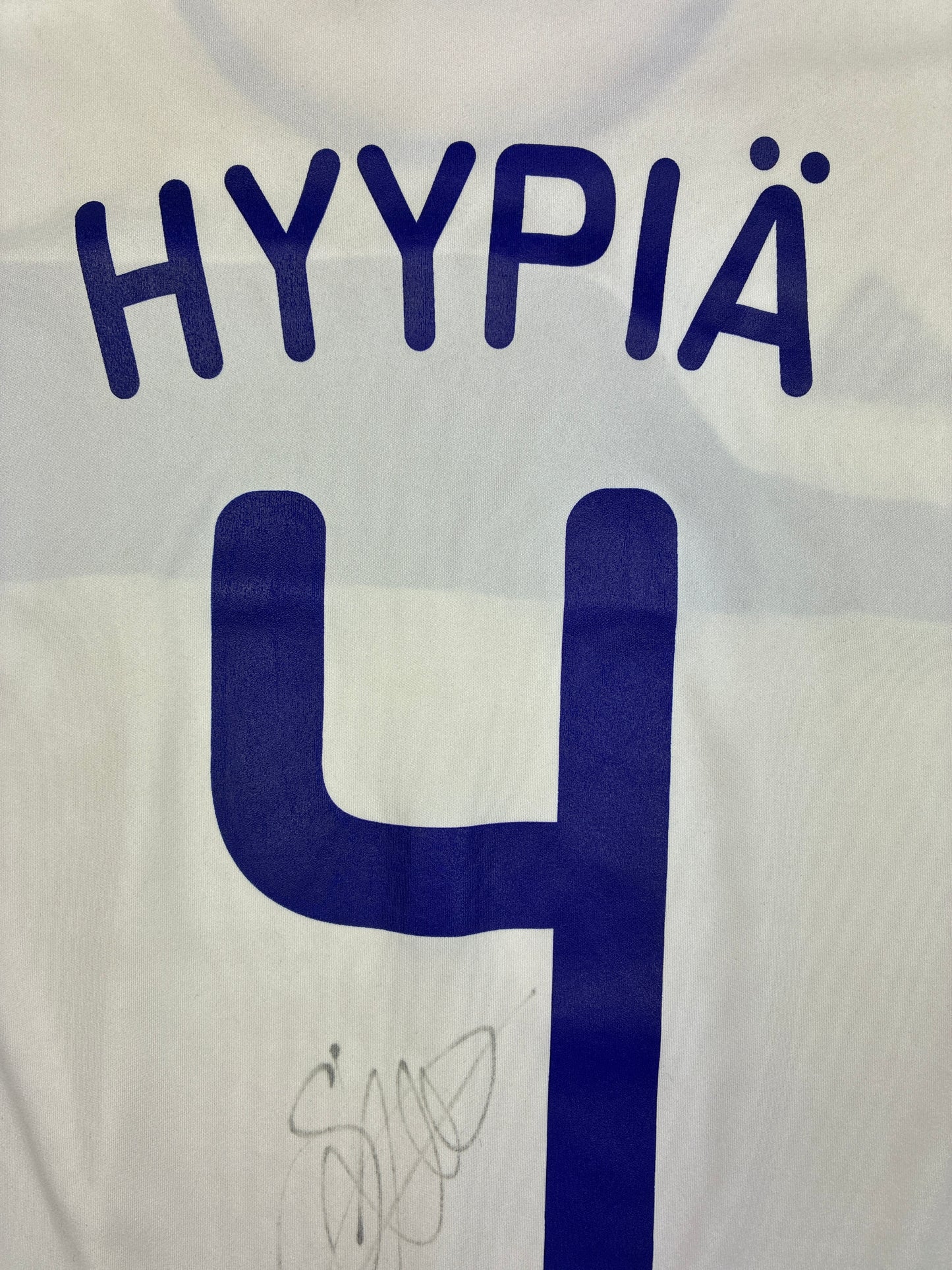 Suomi Pelipaita - #4 Hyypiä - (L) - 8/10 *nimikirjoitus*