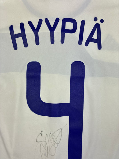 Suomi Pelipaita - #4 Hyypiä - (L) - 8/10 *nimikirjoitus*