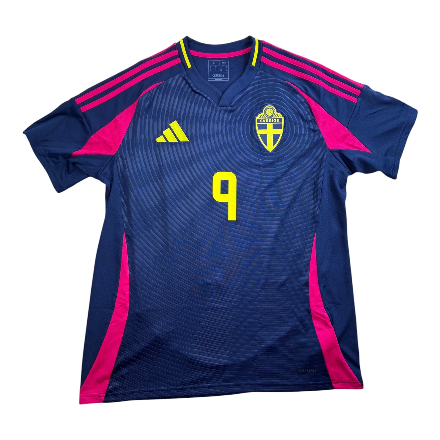 Ruotsi 2024 Vieraspaita - #9 Isak - (L) - 10/10