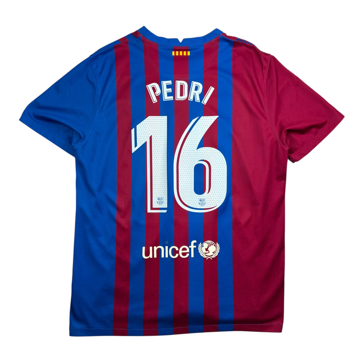 FC Barcelona 2021/22 Kotipaita - #16 Pedri - (XL) - 8/10