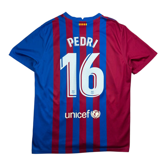 FC Barcelona 2021/22 Kotipaita - #16 Pedri - (XL) - 8/10