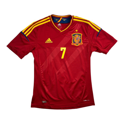 Espanja 2012 Kotipaita - #7 David Villa - (S) - 10/10