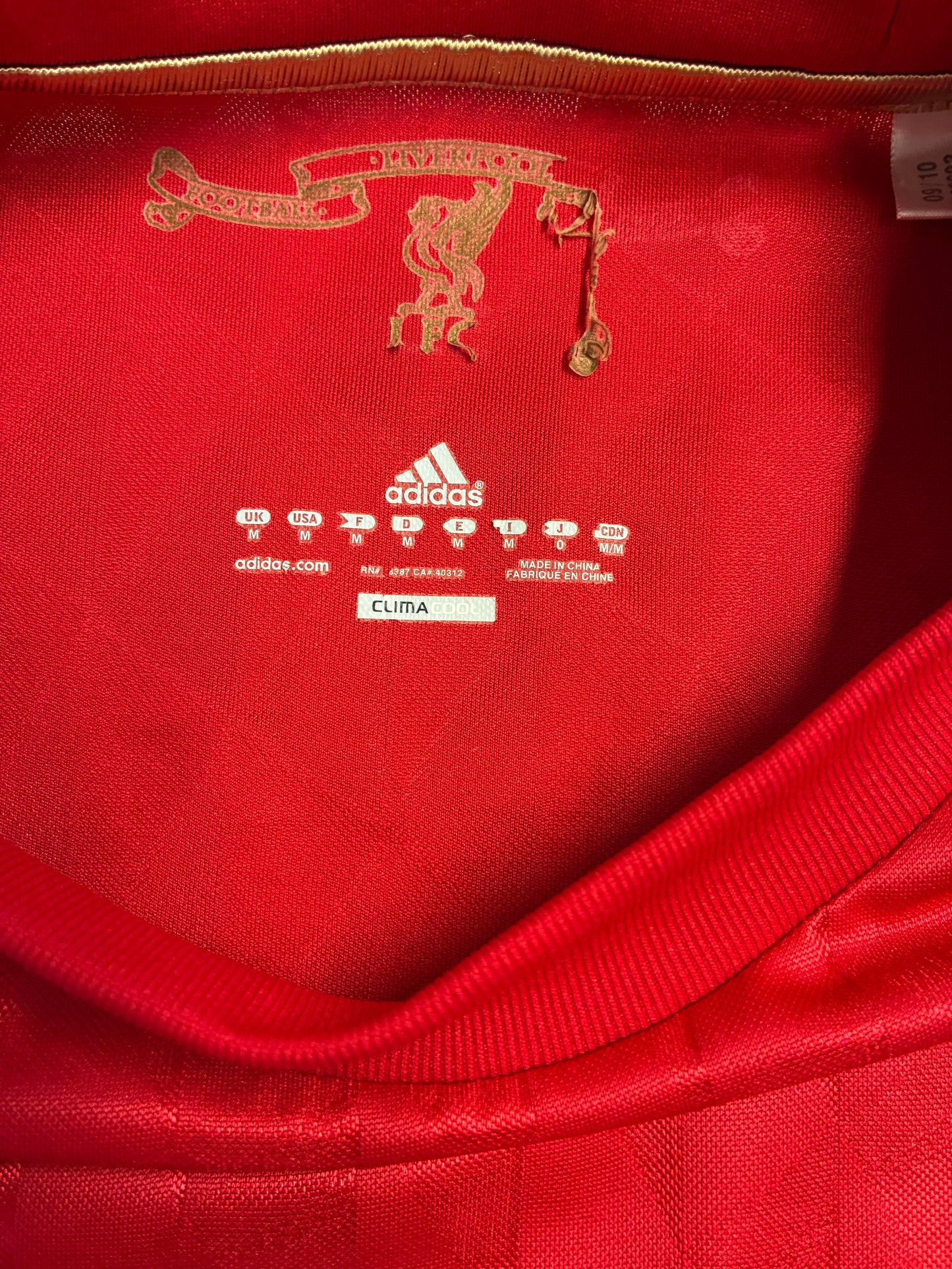 Liverpool FC 2010/12 - #31 Sterling - (M) - 9.5/10