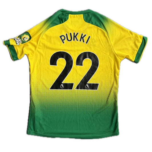 Norwich City 2019/20 Kotipaita - #22 Pukki - (L) - 10/10