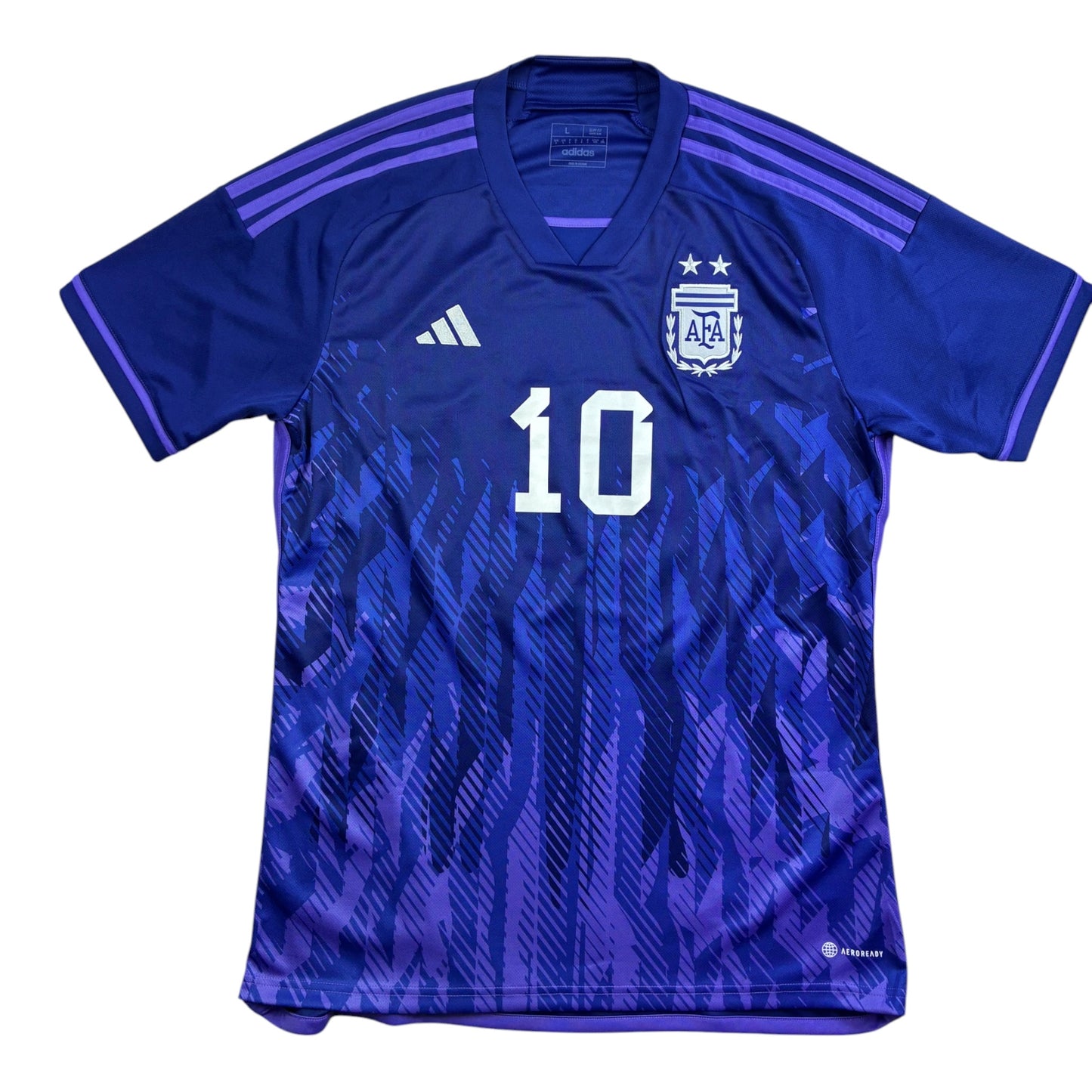 Argentiina 2022 Vieraspaita - #10 Messi - (L) - 9.5/10