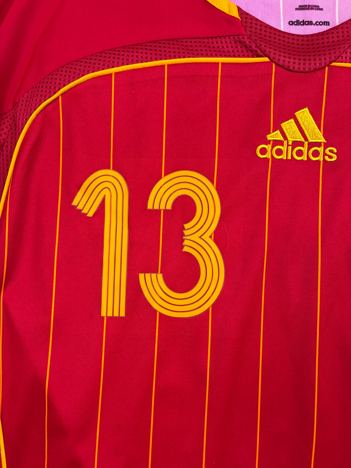 Espanja 2006 Kotipaita - #13 A. Iniesta - (L) - 10/10