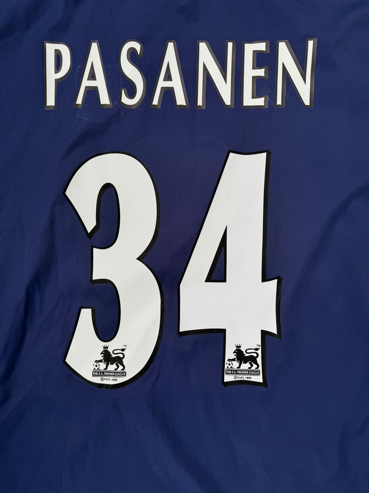 Portsmouth 2003/04 Vieraspaita - #34 Pasanen - (L) - 10/10