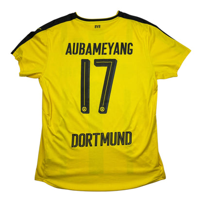 Borussia Dortmund 2016/17 Kotipaita - #17 Aubameyang - (XL) - 8/10