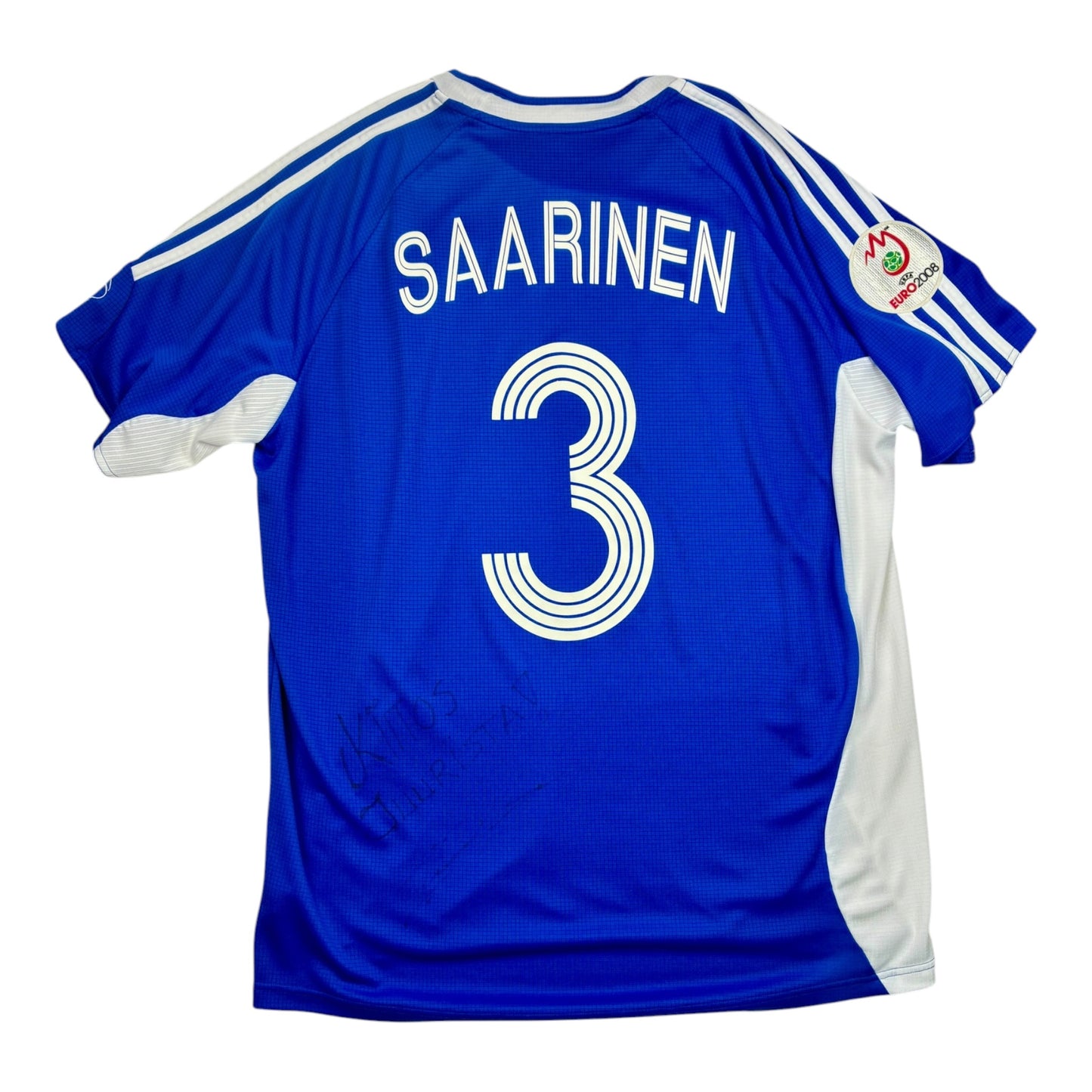 Suomi 2006 Vieraspaita - #3 Saarinen - (XL) - 10/10 *Nimikirjoitus*