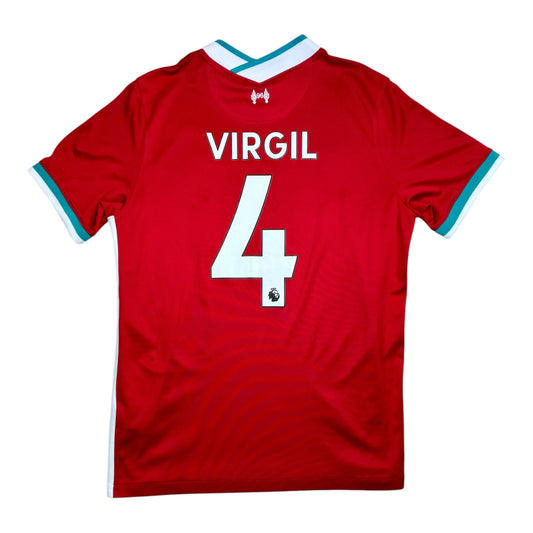 Liverpool 2020/21 Kotipaita - #4 Virgil - (L) - 10/10