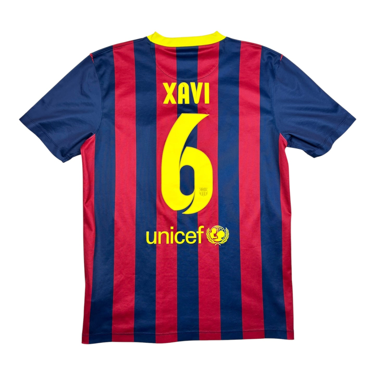 FC Barcelona 2013/14 Kotipaita - #6 Xavi - (M) - 8/10