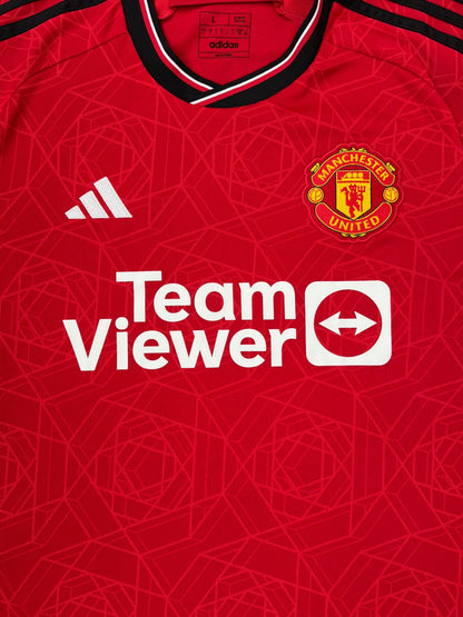 Manchester United 2023/24 Kotipaita - #11 Hojlund - (L) - 10/10