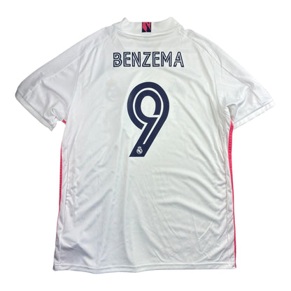 Real Madrid 2020/21 Kotipaita - #9 Benzema - (XL) - 10/10