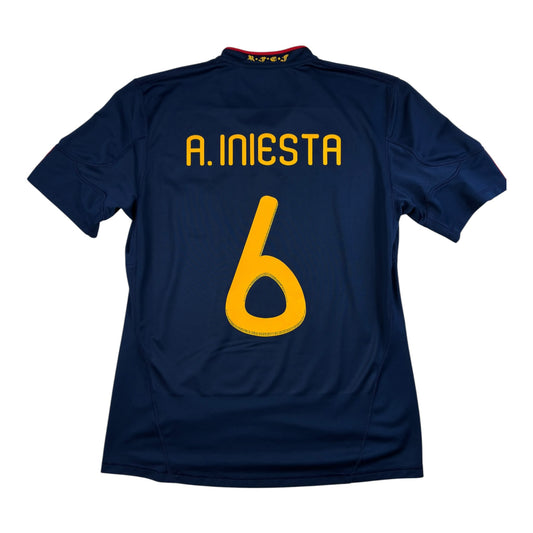 Espanja WC 2010 Vieraspaita - #6 A. Iniesta- (L) - 10/10