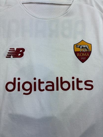 AS Roma 2021/22 Vieraspaita - #9 Abraham - (L) - 10/10 - *Elite version*