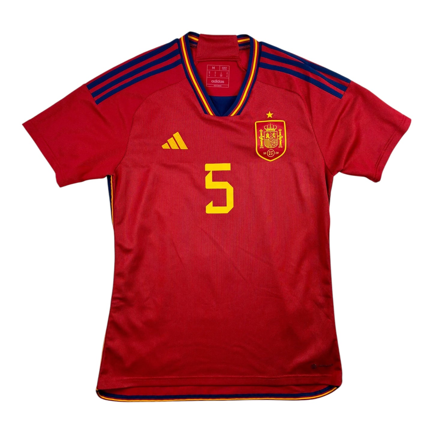 Espanja 2022 Kotipaita - #5 Sergio - (M) - 10/10