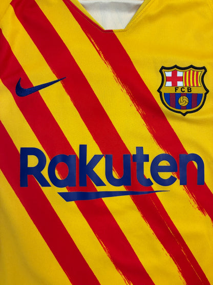 FC Barcelona 2019/20 4. Paita "Senyera" - #17 Griezmann - (M) - 8/10