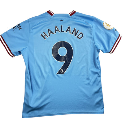 Manchester City 2022/23 Kotipaita - #9 Haaland - (L) - 10/10