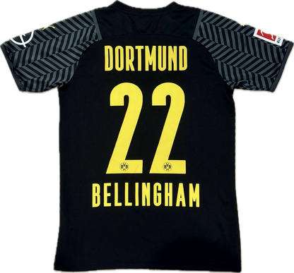 Borussia Dortmund 2021/2022 Vieraspaita - #22 Bellingham - (S) - 9/10