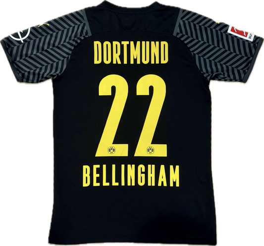 Borussia Dortmund 2021/2022 Vieraspaita - #22 Bellingham - (S) - 9/10